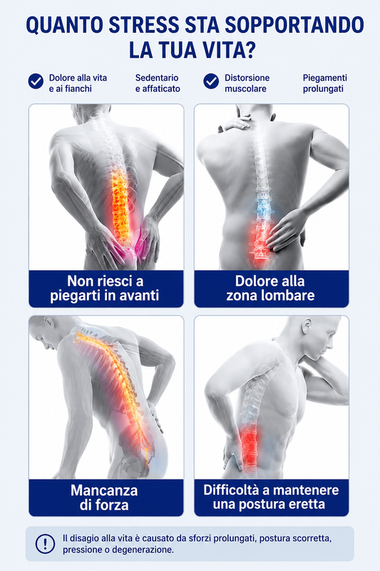 Supporto Lombare Cuscinetto Rimovibile