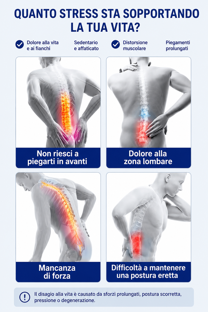 Supporto Lombare Cuscinetto Rimovibile